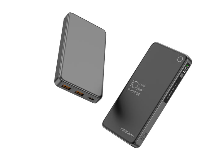 Portable power bank with intelligent LCD display and fast charging function Bowlift