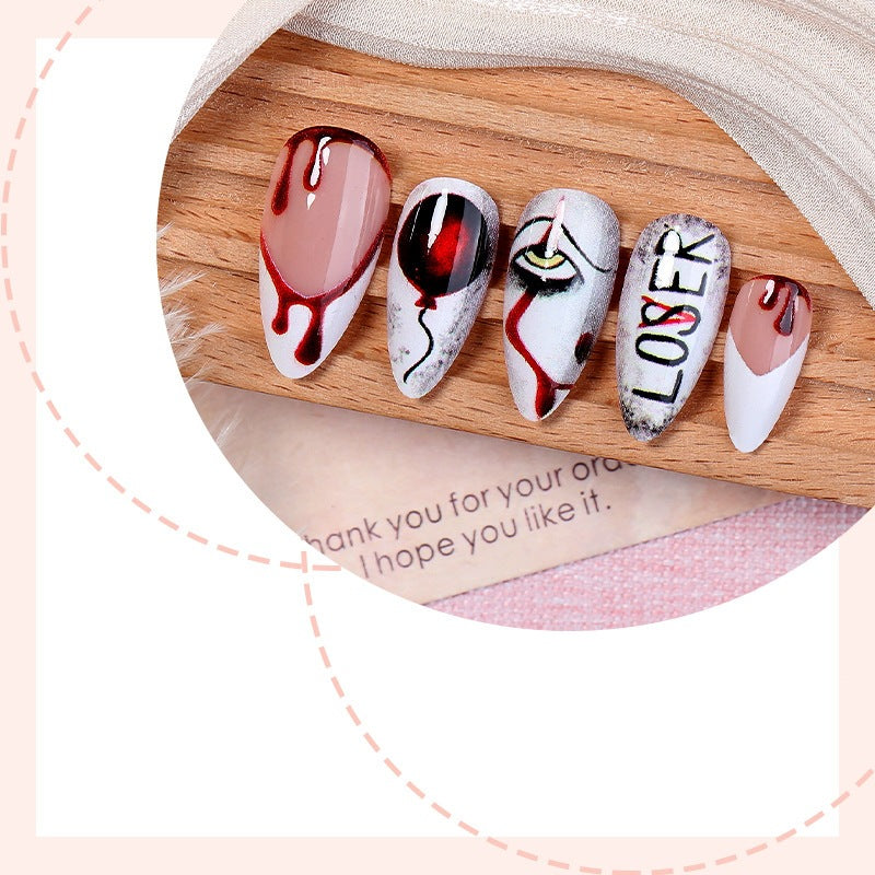 Creative Halloween Art Nail Set Bowlift