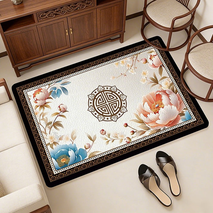 Playful Citrus-Themed Bath Mat Bowlift