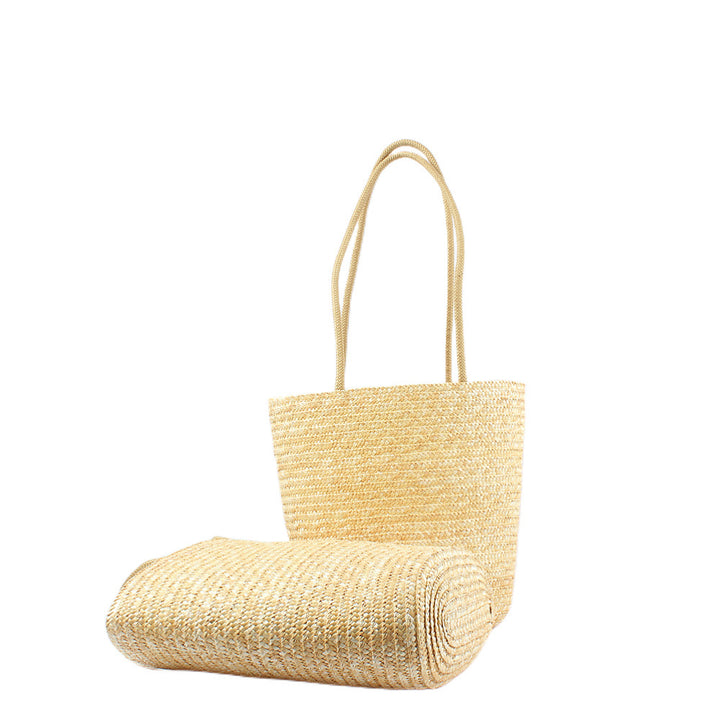 Spacious basket bag with pocket Bowlift