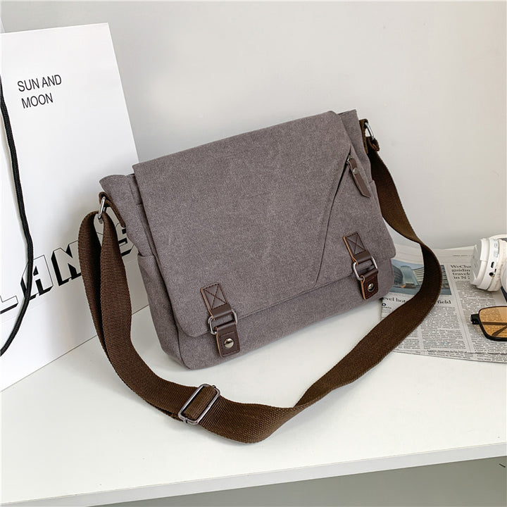 Multifunctional Messenger Bag with Adjustable Shoulder Strap Bowlift