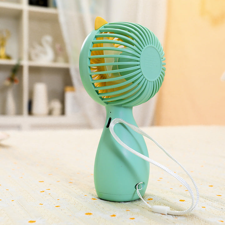 Portable hand fan with cute ears design Bowlift
