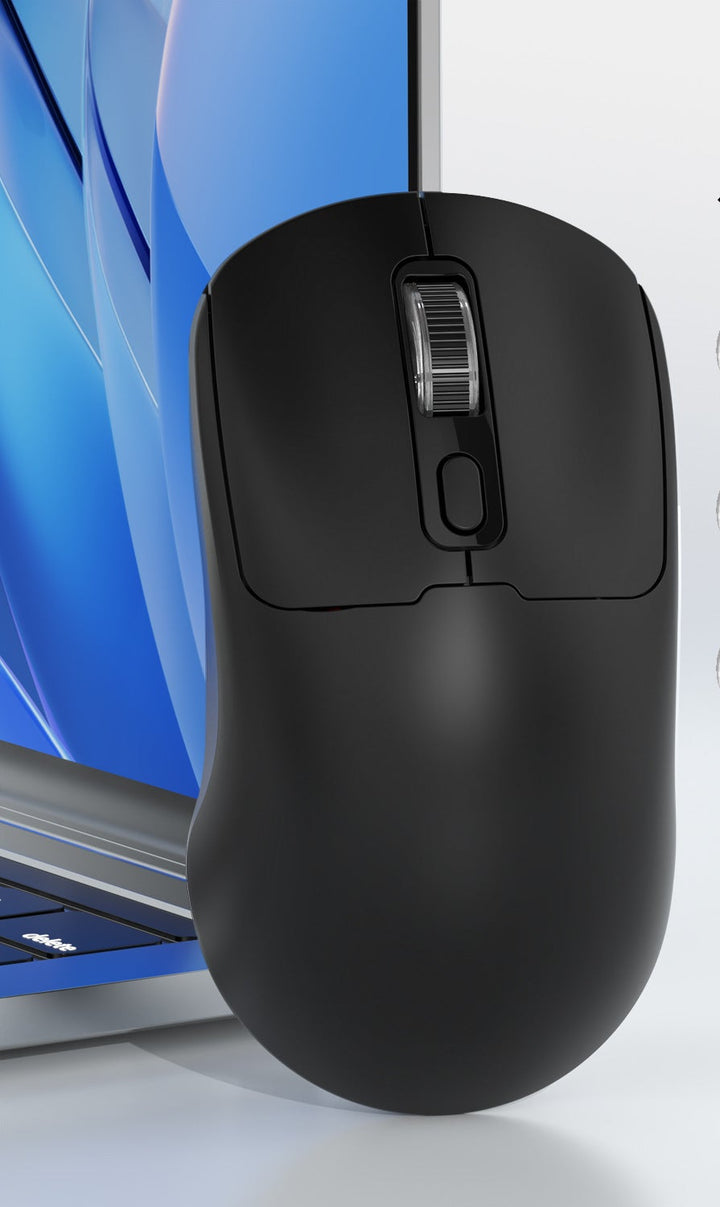 Wireless Dual-Mode Rechargeable Ergonomic Mouse Bowlift