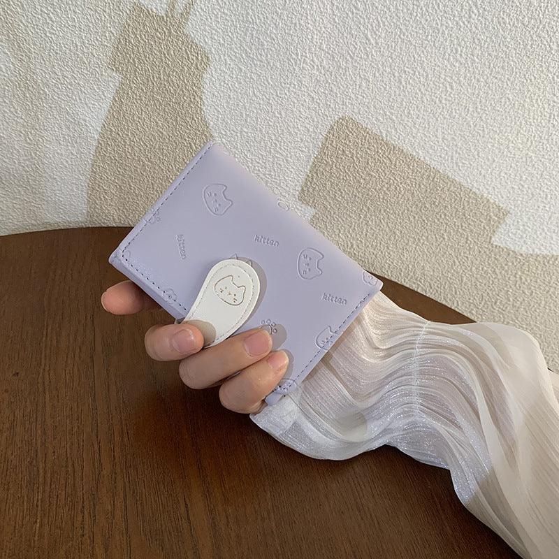 Playful Cat-Themed Cardholder