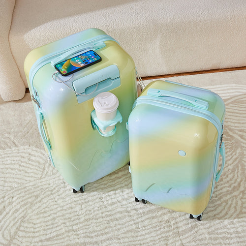 Unisex Compact Smart Hardshell Travel Suitcase Bowlift