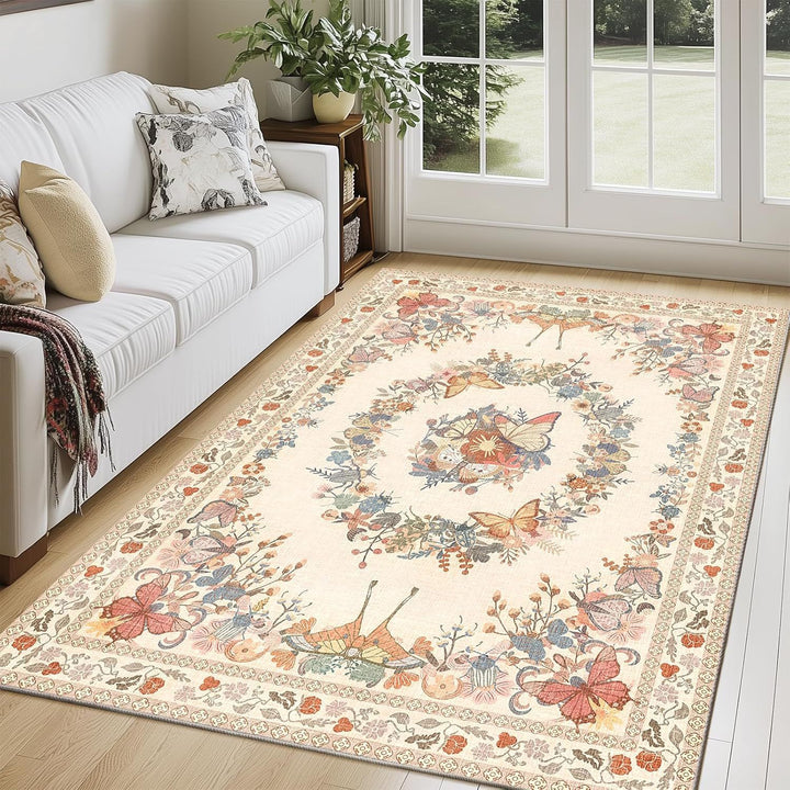 Nature-Inspired Decorative Area Rug