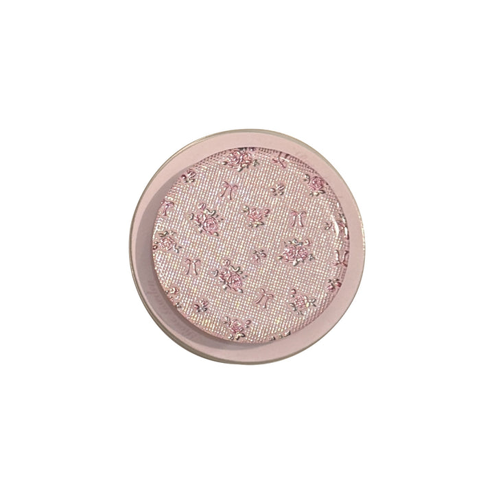Hand mirror with floral design Bowlift