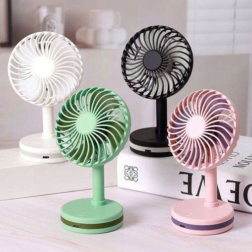 Portable USB Rechargeable Table Fan Bowlift
