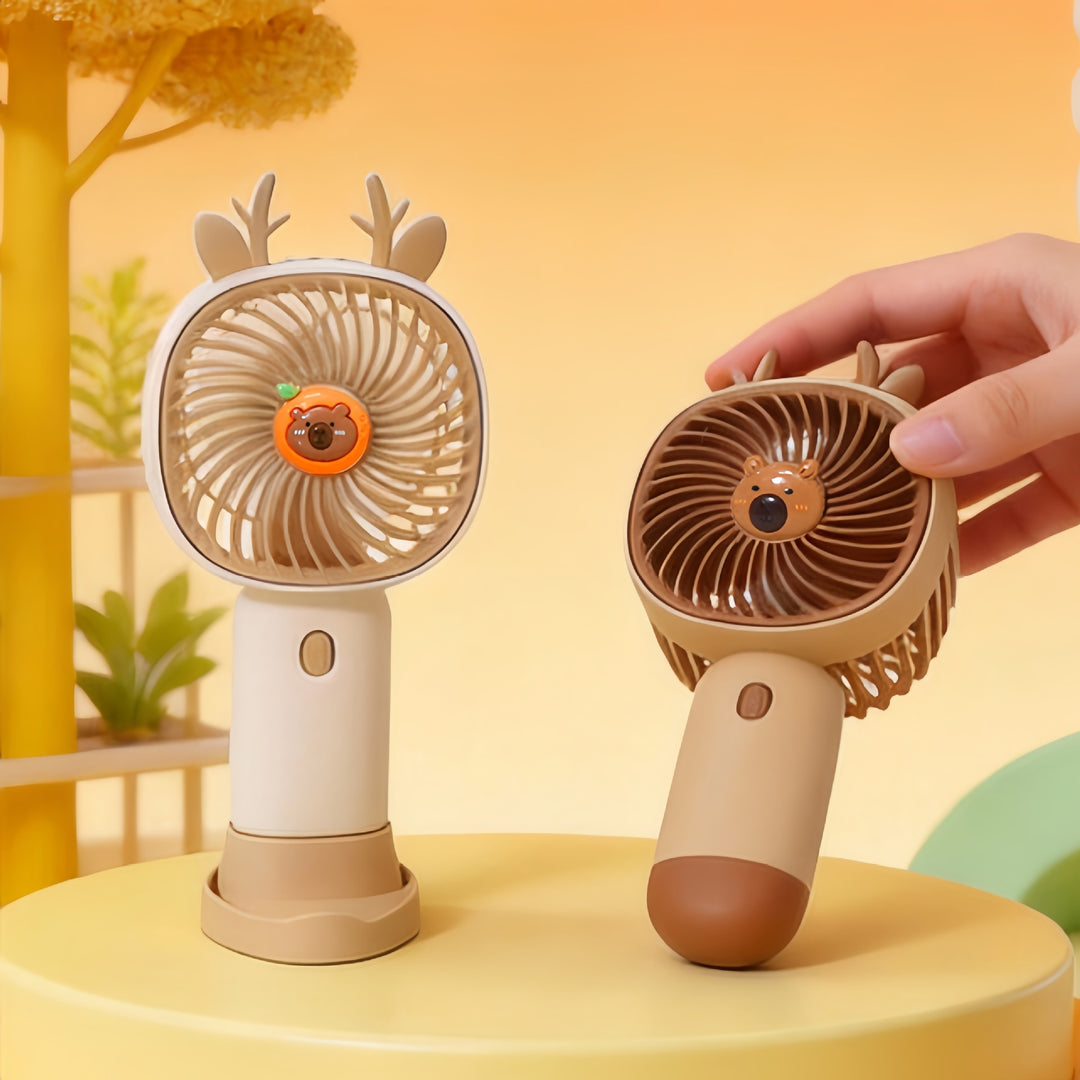 Women Portable Mini-Fan with Cute Design Bowlift