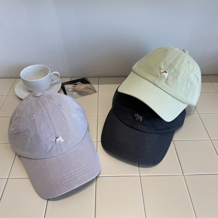 Women's Casual Washed Cotton Baseball Cap Bowlift