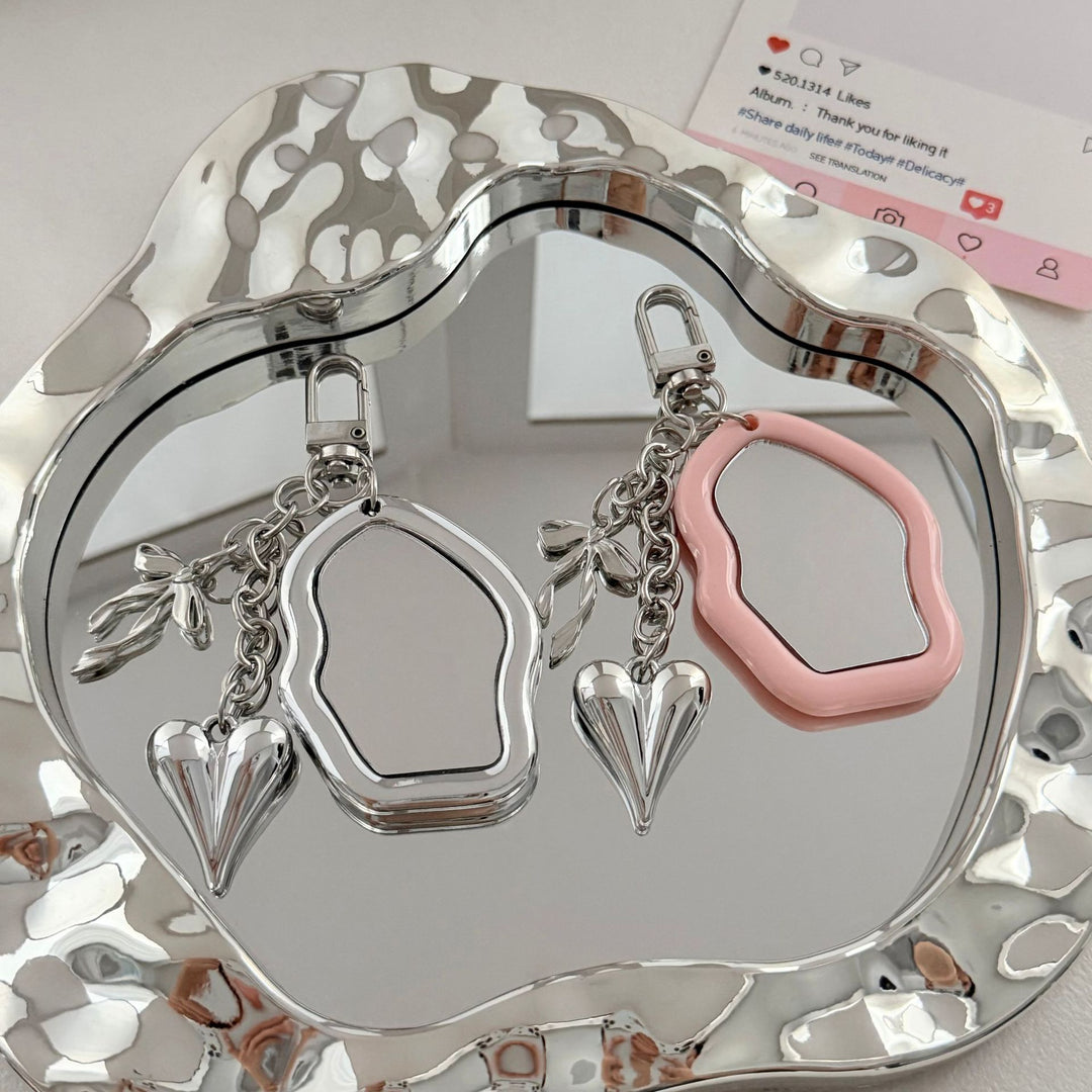 Creative Mirror Keychain Bowlift