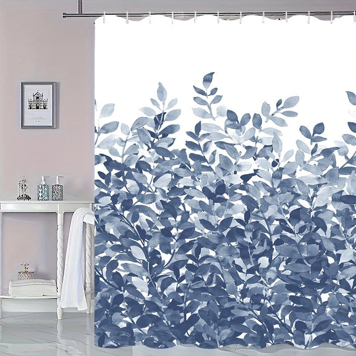 Artistic Floral Shower Curtain Bowlift