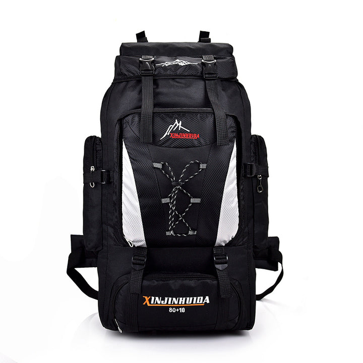 Unisex large trekking backpack with volume expansion and ergonomic carrying system Bowlift