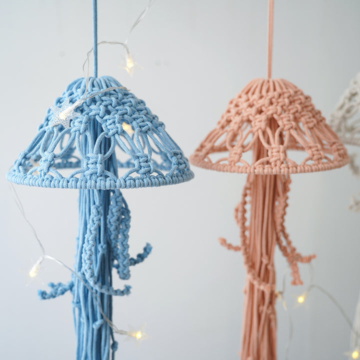 Decorative Macramé Ceiling Light Shade Bowlift