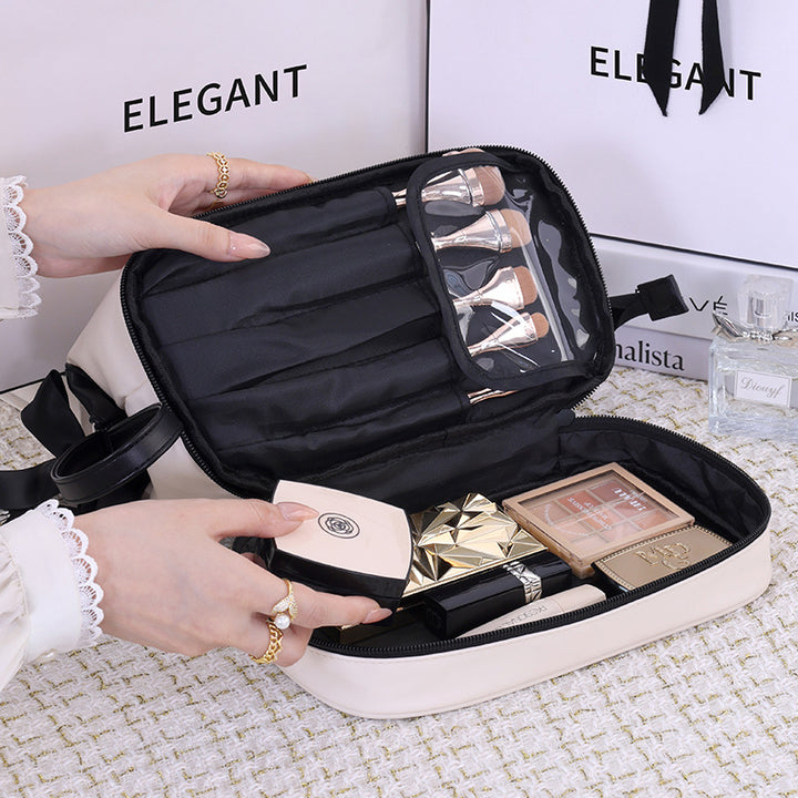 Cosmetic And Care Organizer With Practical Carry Handle Bowlift
