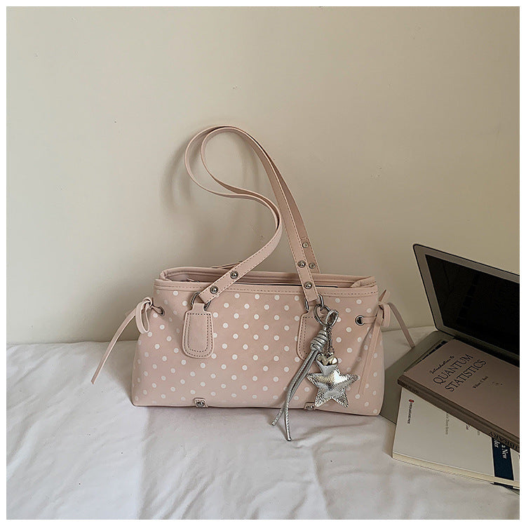 Trendy Polka Dot Handbag Bowlift