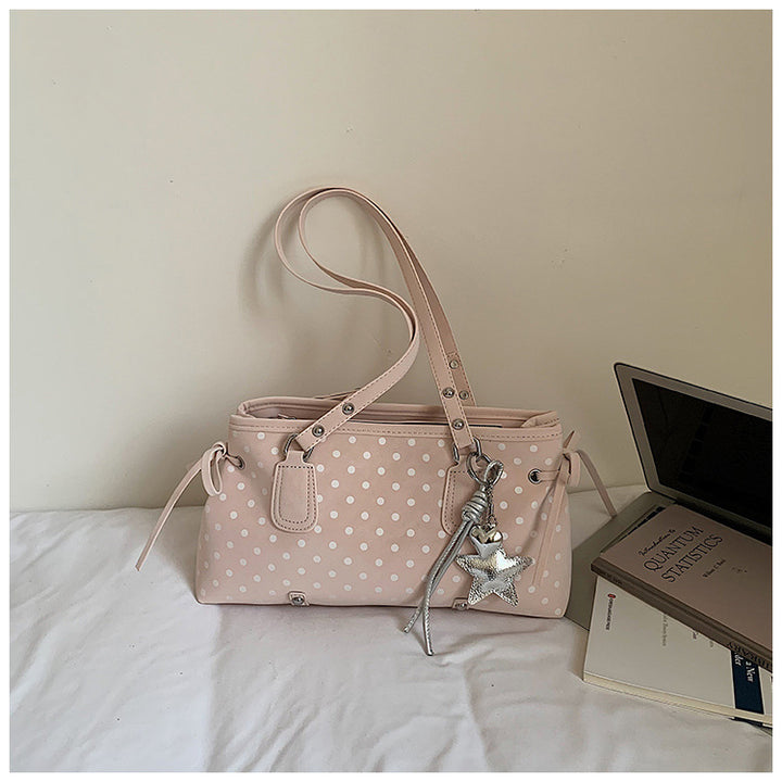 Trendy Polka Dot Handbag Bowlift