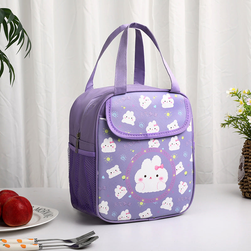 Kids' Insulated Rabbit-Themed Lunch Bag Bowlift