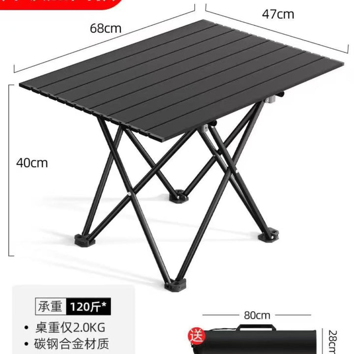 Women Folding Camping Table Bowlift