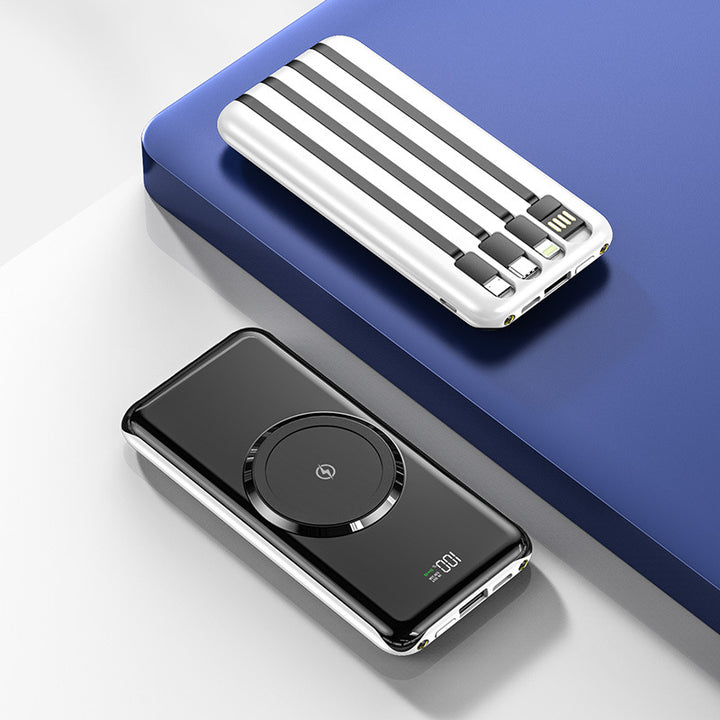 Portable power bank with fast charging function and LED display Bowlift