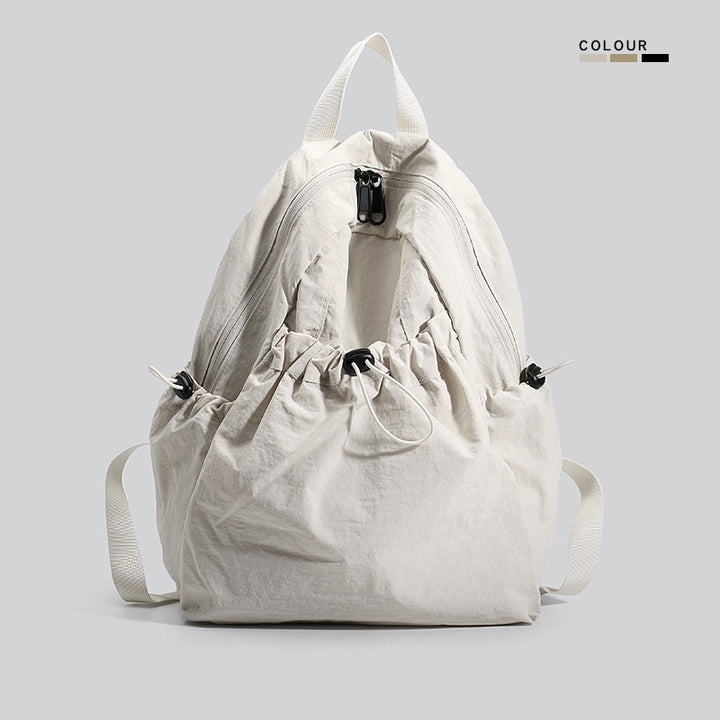 Lightweight Multi-Pocket Drawstring Backpack Bowlift