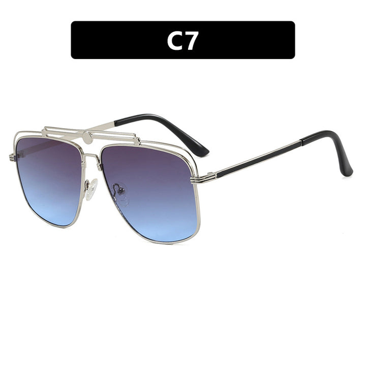 Women's elegant square sunglasses with gold accents Bowlift