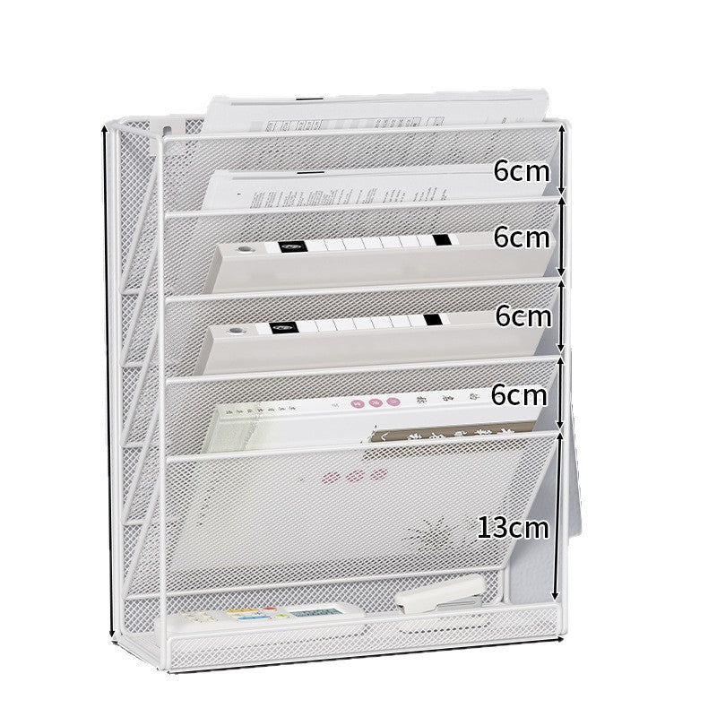 Mesh Document Organizer Rack Bowlift