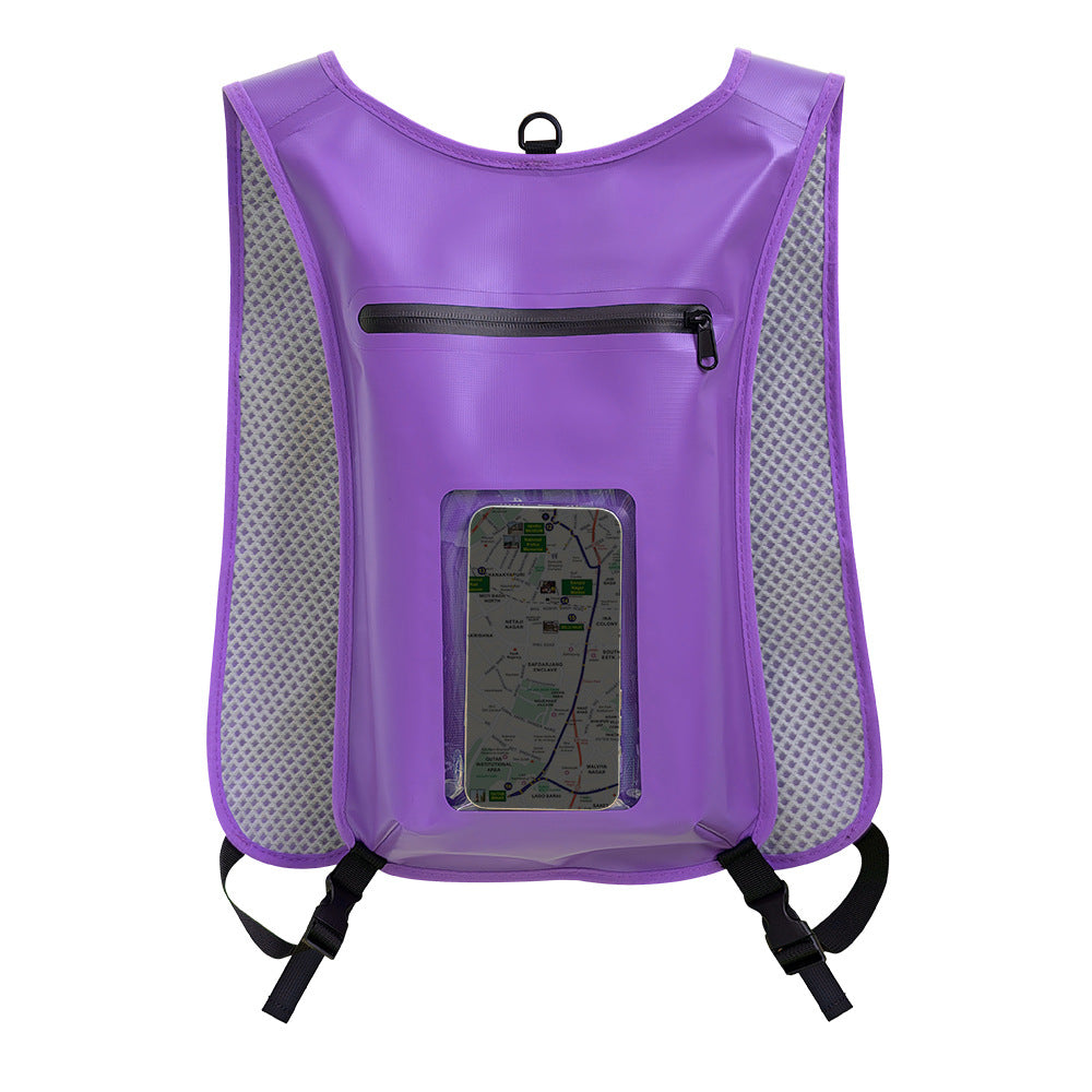 Waterproof Smartphone Backpack with Transparent Front Pocket Bowlift