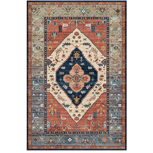 Vintage Persian-Inspired Area Rug Bowlift