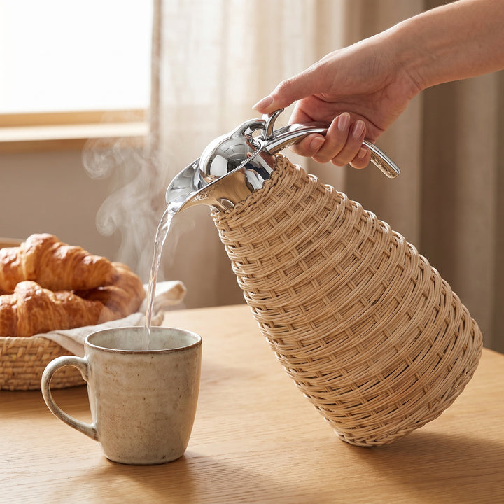 Decorative Woven Pitcher Bowlift
