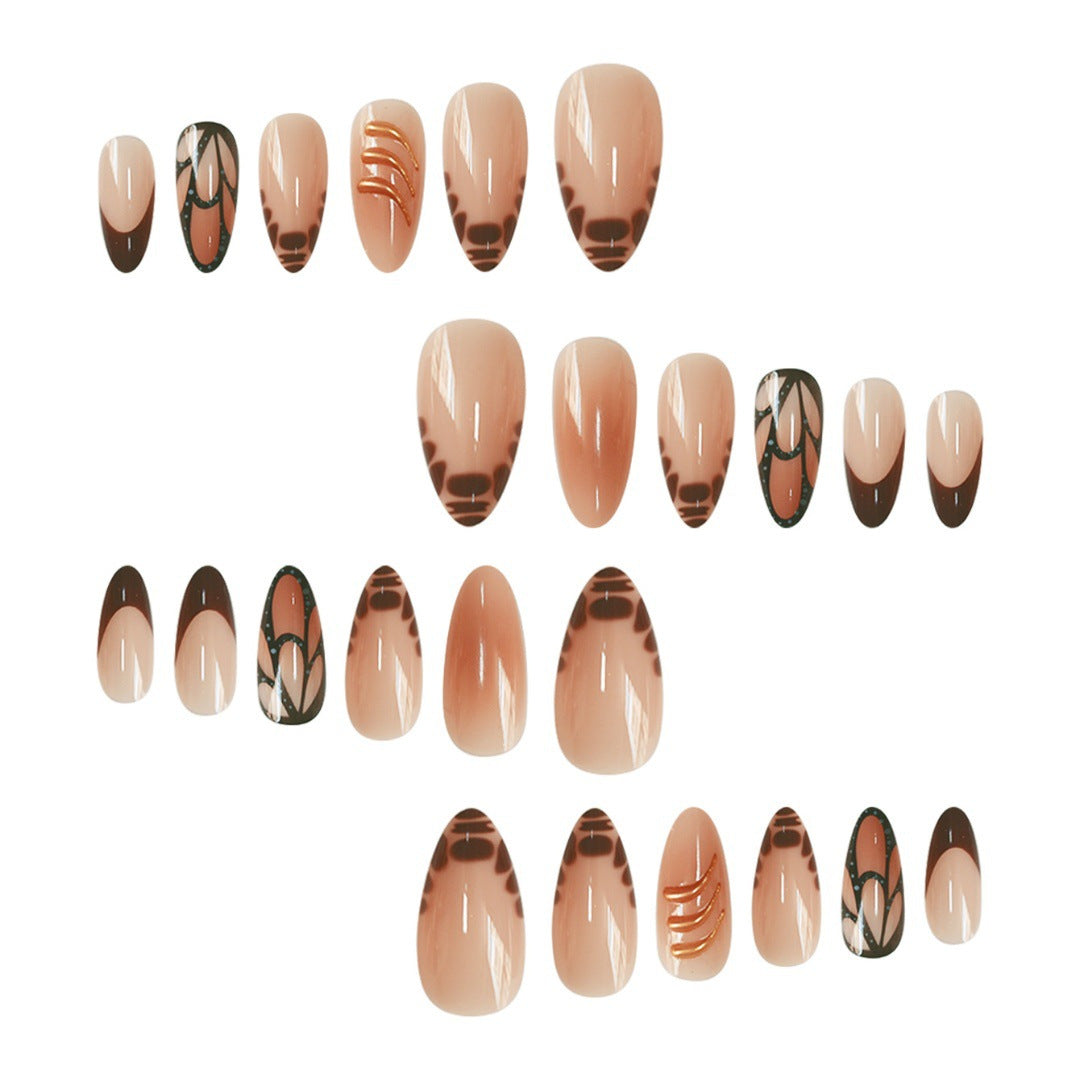 Chic Decorative Press-On Nail Art Bowlift