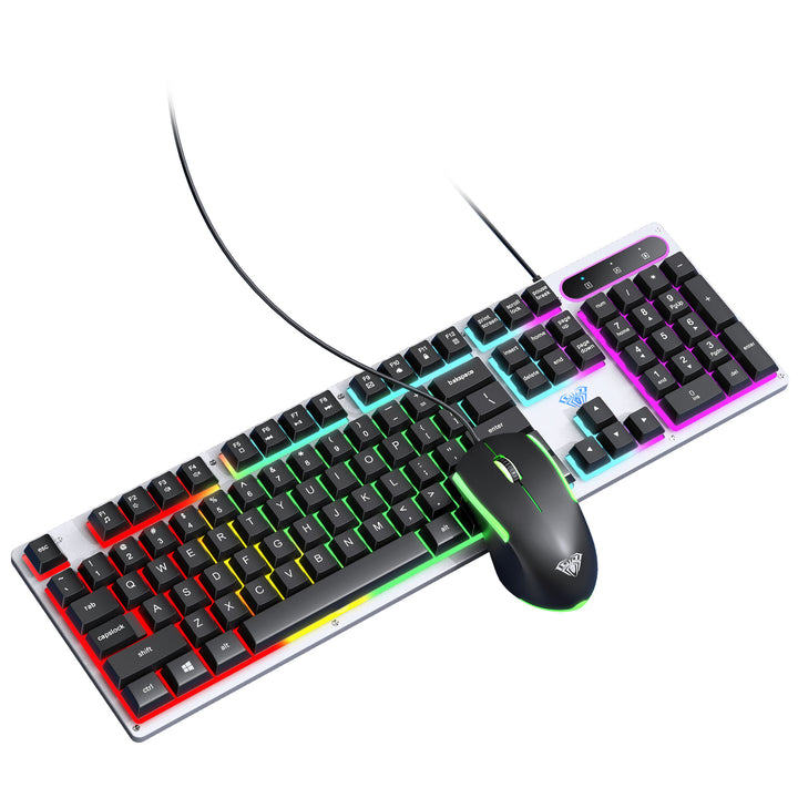 Gaming Keyboard and Mouse Set Bowlift