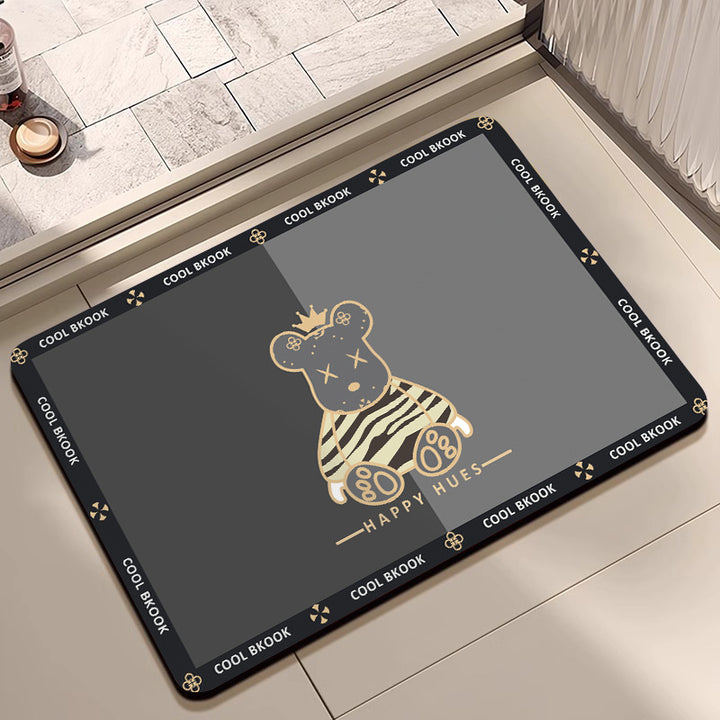 Decorative Cartoon-Themed Floor Mat Bowlift