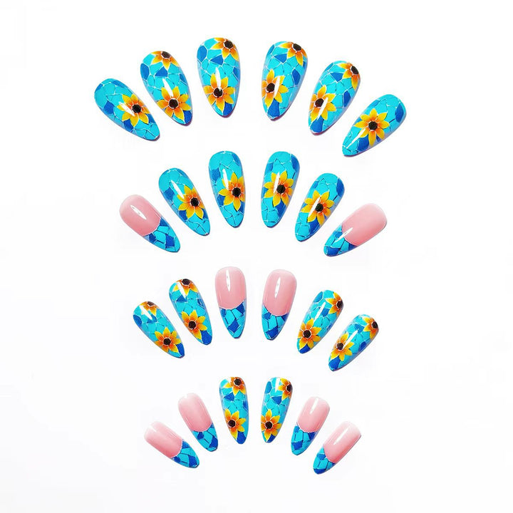 Artistic Stained Glass Nail Art Bowlift