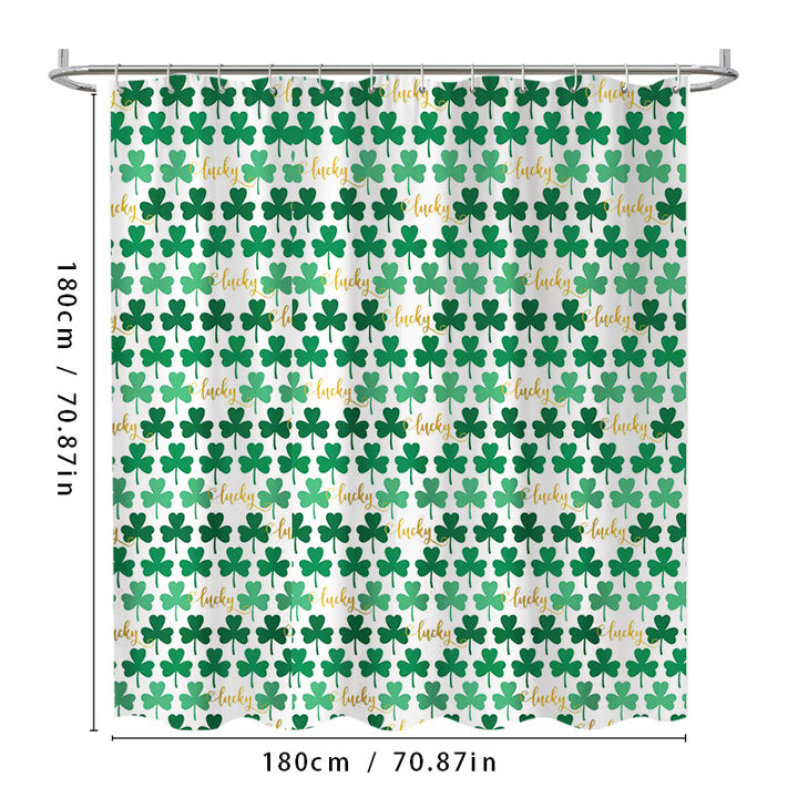 Decorative Shower Curtain Bowlift