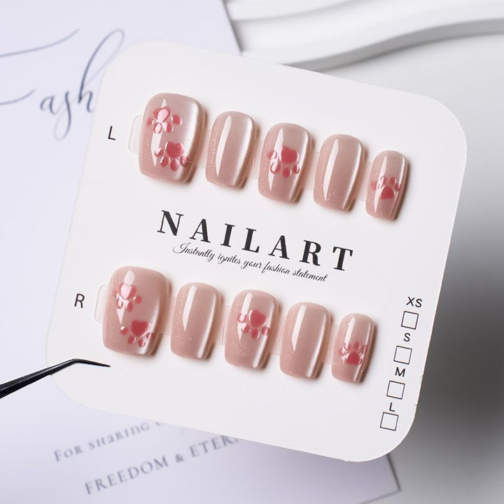 Press-On Leopard Print Nail Tips