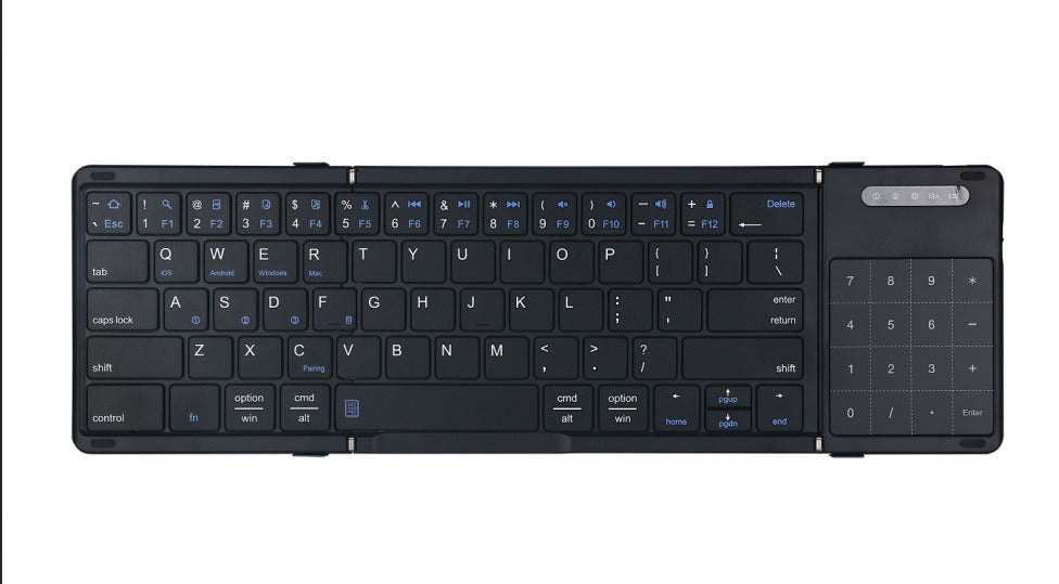 Foldable Bluetooth Keyboard and Mouse Set Bowlift