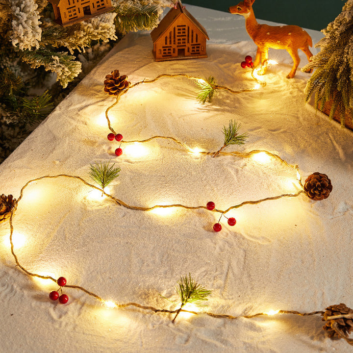Decorative Christmas light string Bowlift