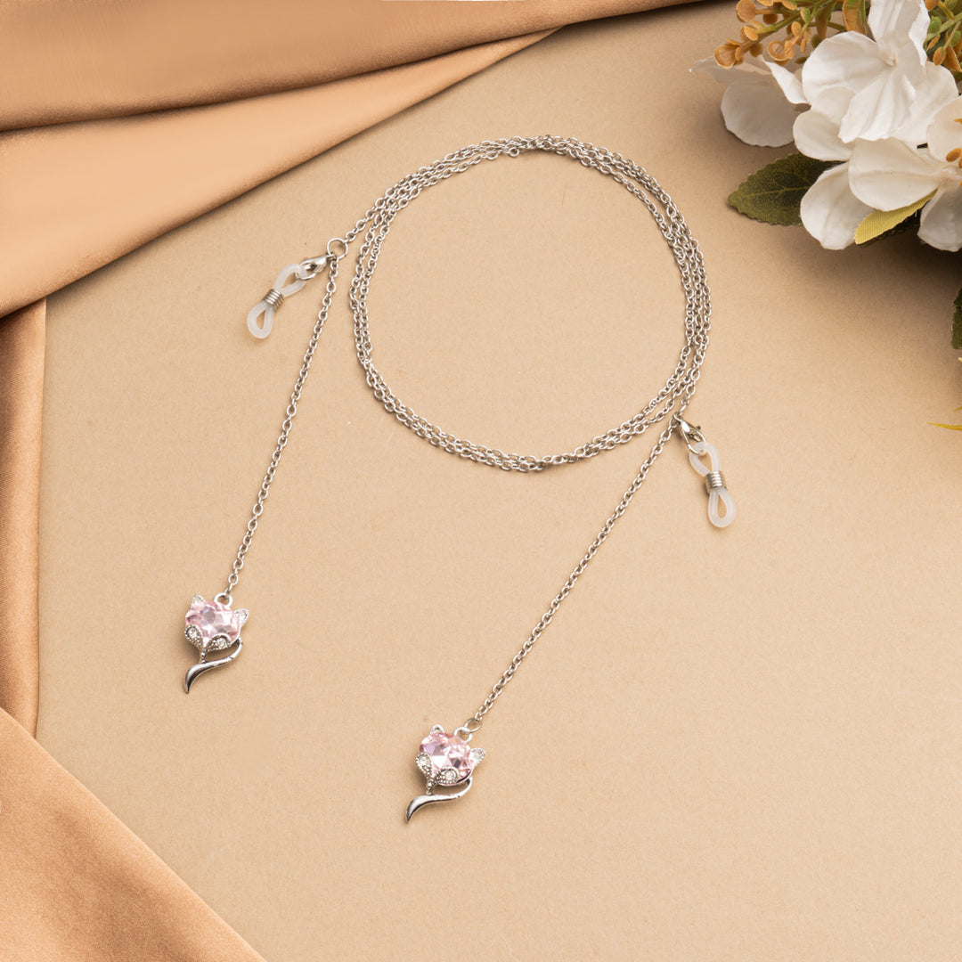 Floral Charm Eyewear Chain Bowlift