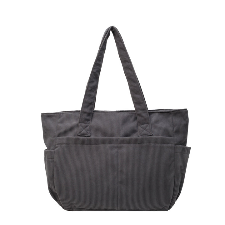 Multifunctional shoulder bag with large outer pockets Bowlift