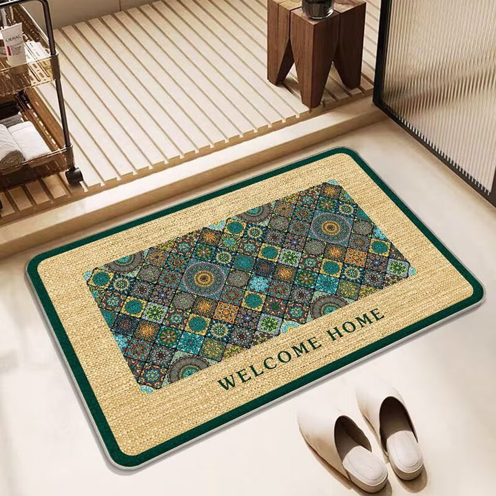 Butterfly-Inspired Decorative Bath Mat Bowlift