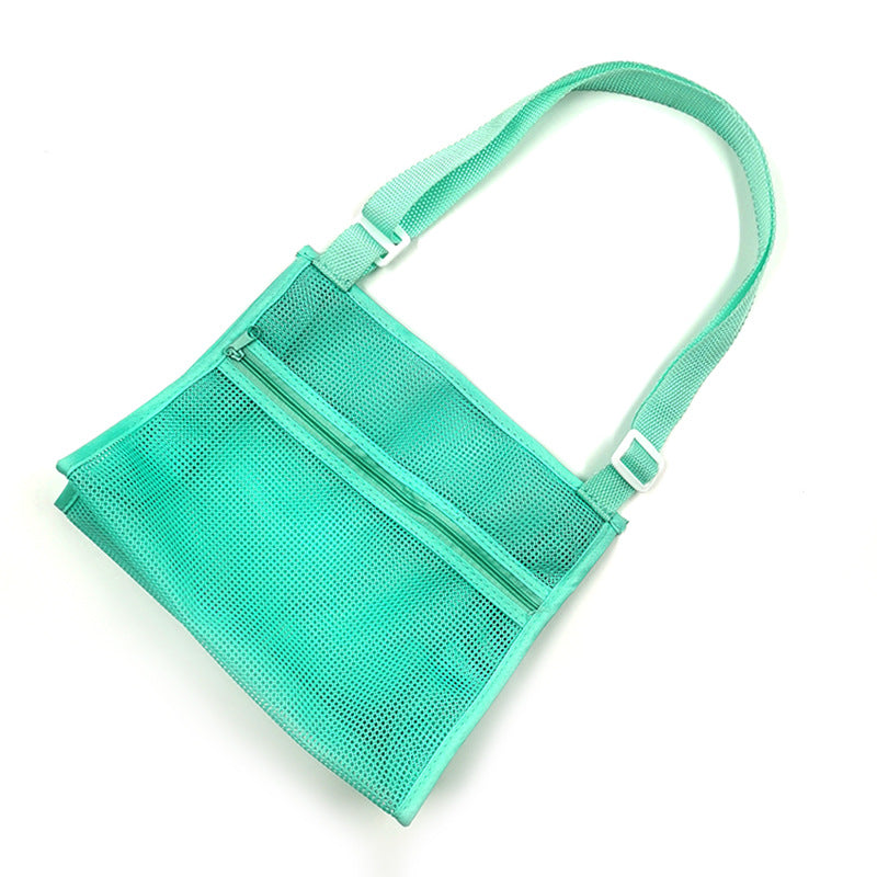 Versatile Beach Bag In Airy Mesh Design Bowlift