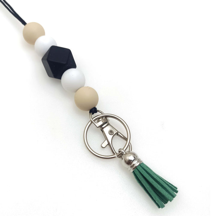 Colorful Beaded Keychain Holder Bowlift
