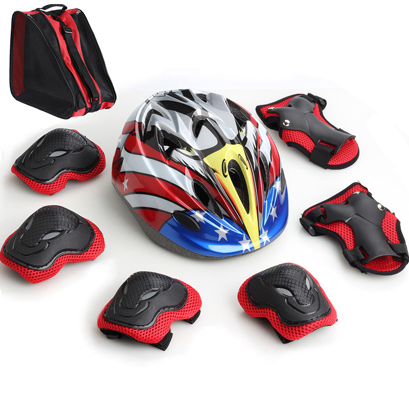 Safety Helmet and Protective Gear Set Bowlift