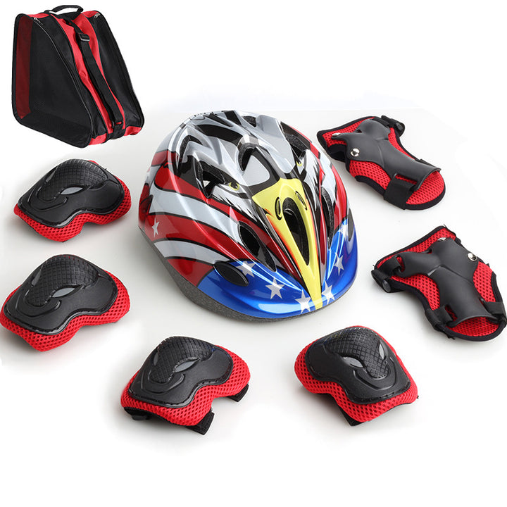 Safety Helmet and Protective Gear Set Bowlift