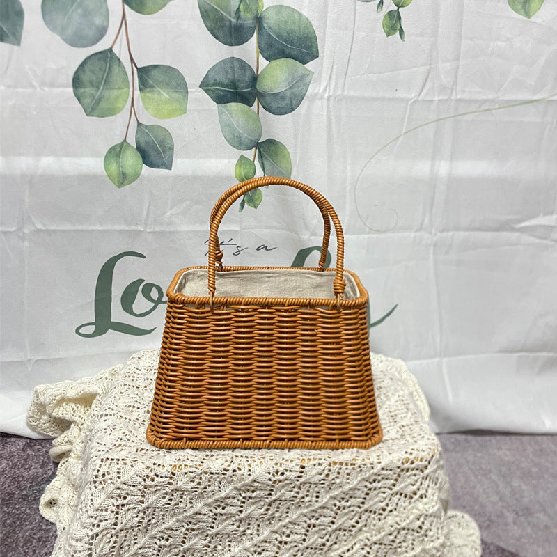 Women Handcrafted Basket Bag Bowlift