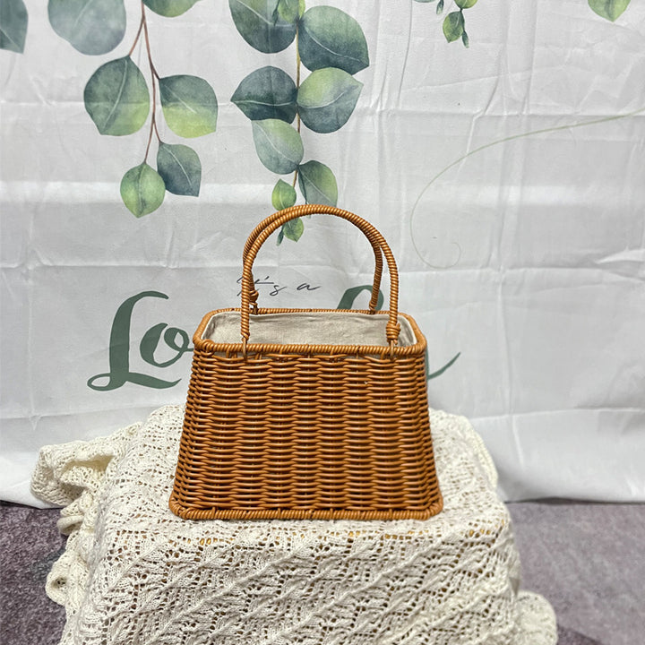 Women Handcrafted Basket Bag Bowlift