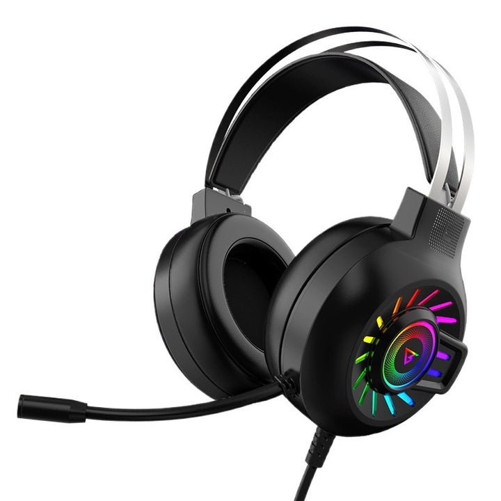 RGB Backlit Gaming Headset with Noise-Canceling Microphone Bowlift