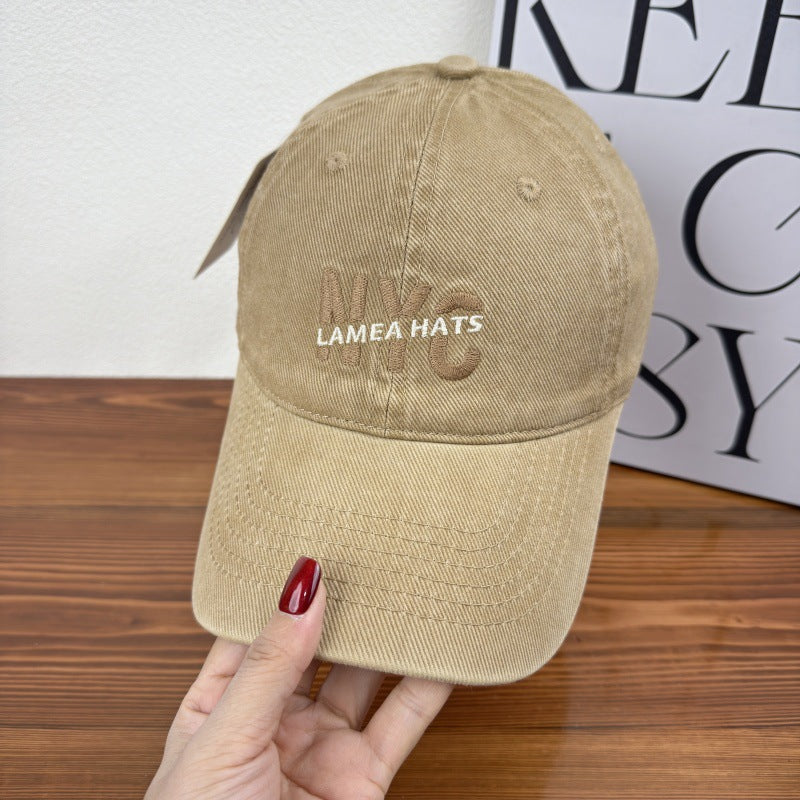 Men's Corduroy Baseball Cap Bowlift