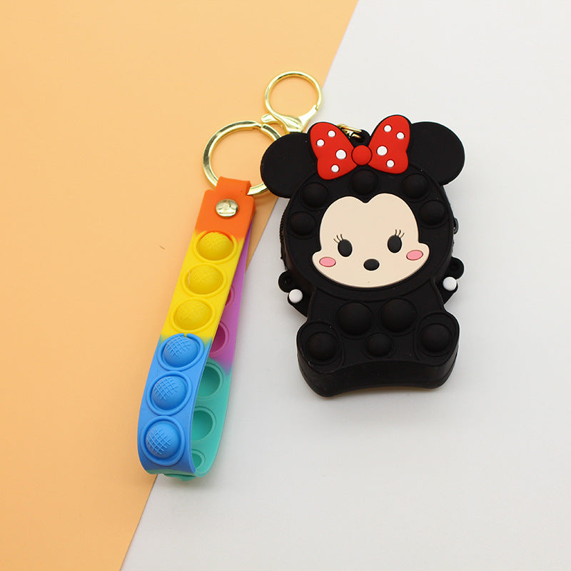 Women's Keychain with Pop It Design Bowlift